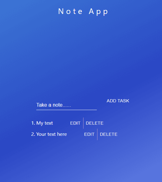 Note App